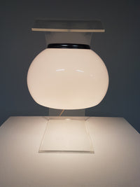Perspex / acrylic table lamp 1980s
