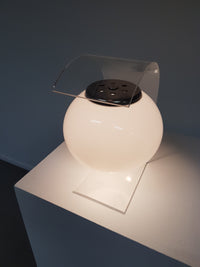 Perspex / acrylic table lamp 1980s
