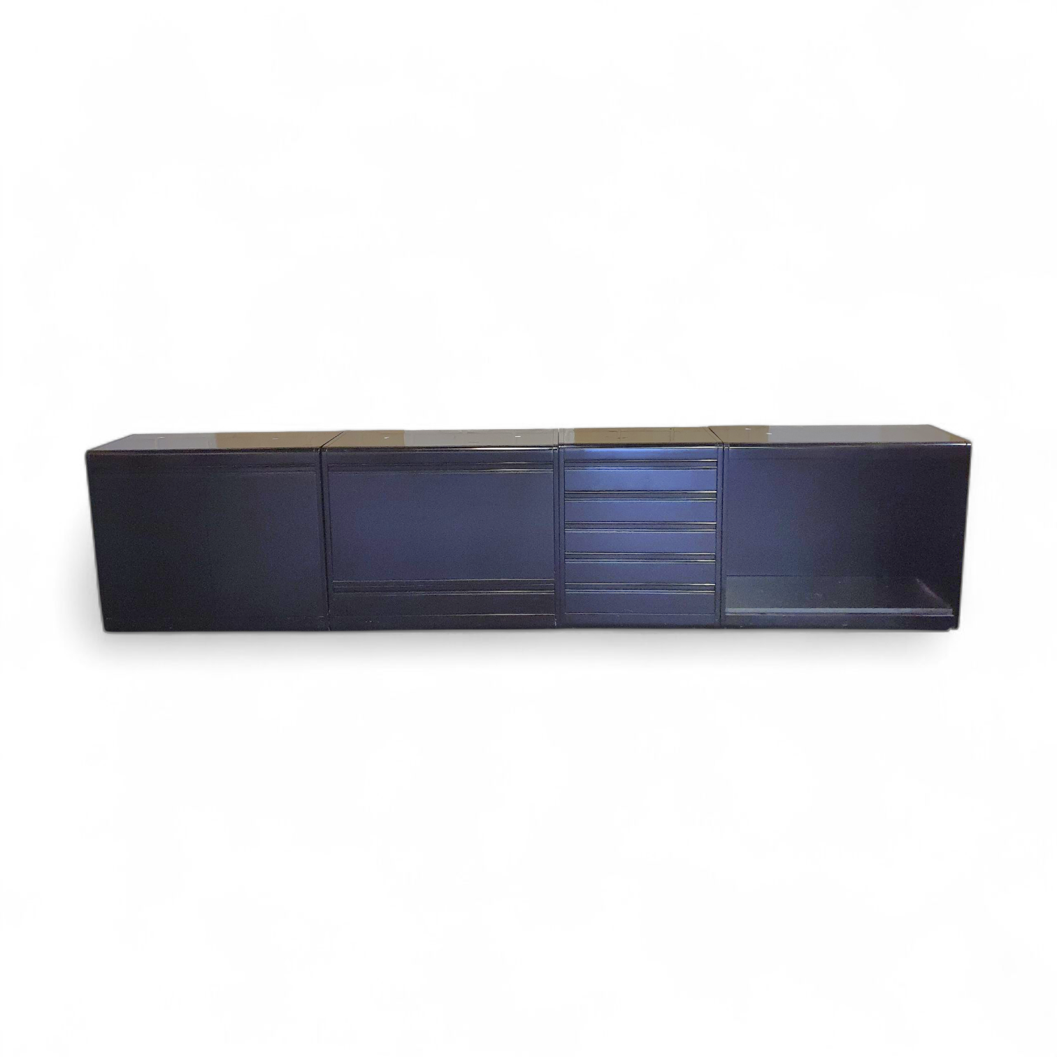 Rodolfo Bonetto / linear system for Bellato / 1970s / width 360 cm