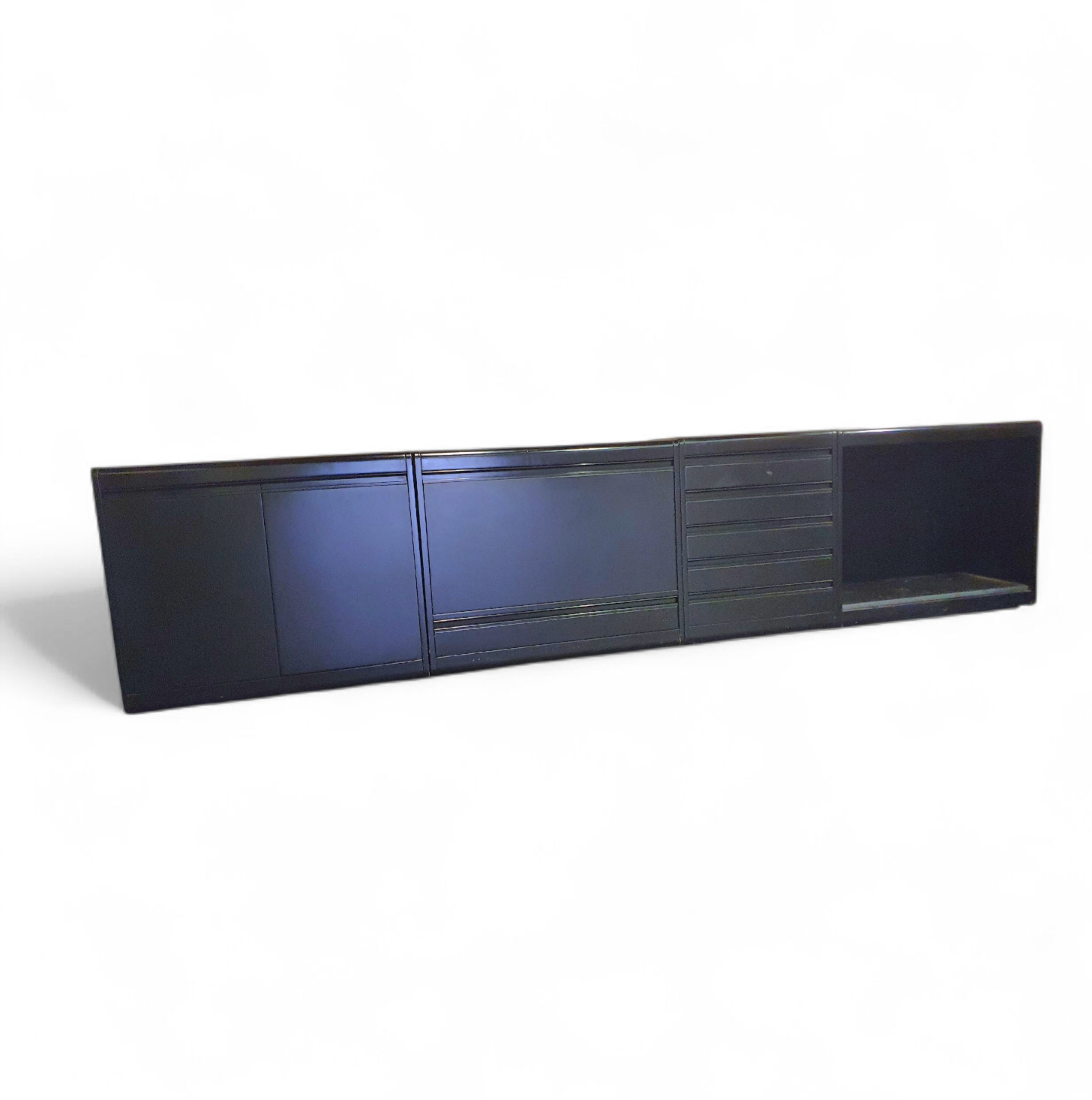 Rodolfo Bonetto / linear system for Bellato / 1970s / width 360 cm