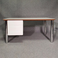 Rare Jan des Bouvrie desk uit het Desq Tafel / Bureau programma 1970's by Pastoe.