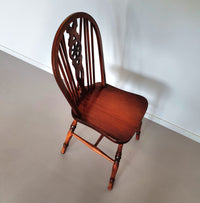 4 x wheelback / Windsor chairs / marked