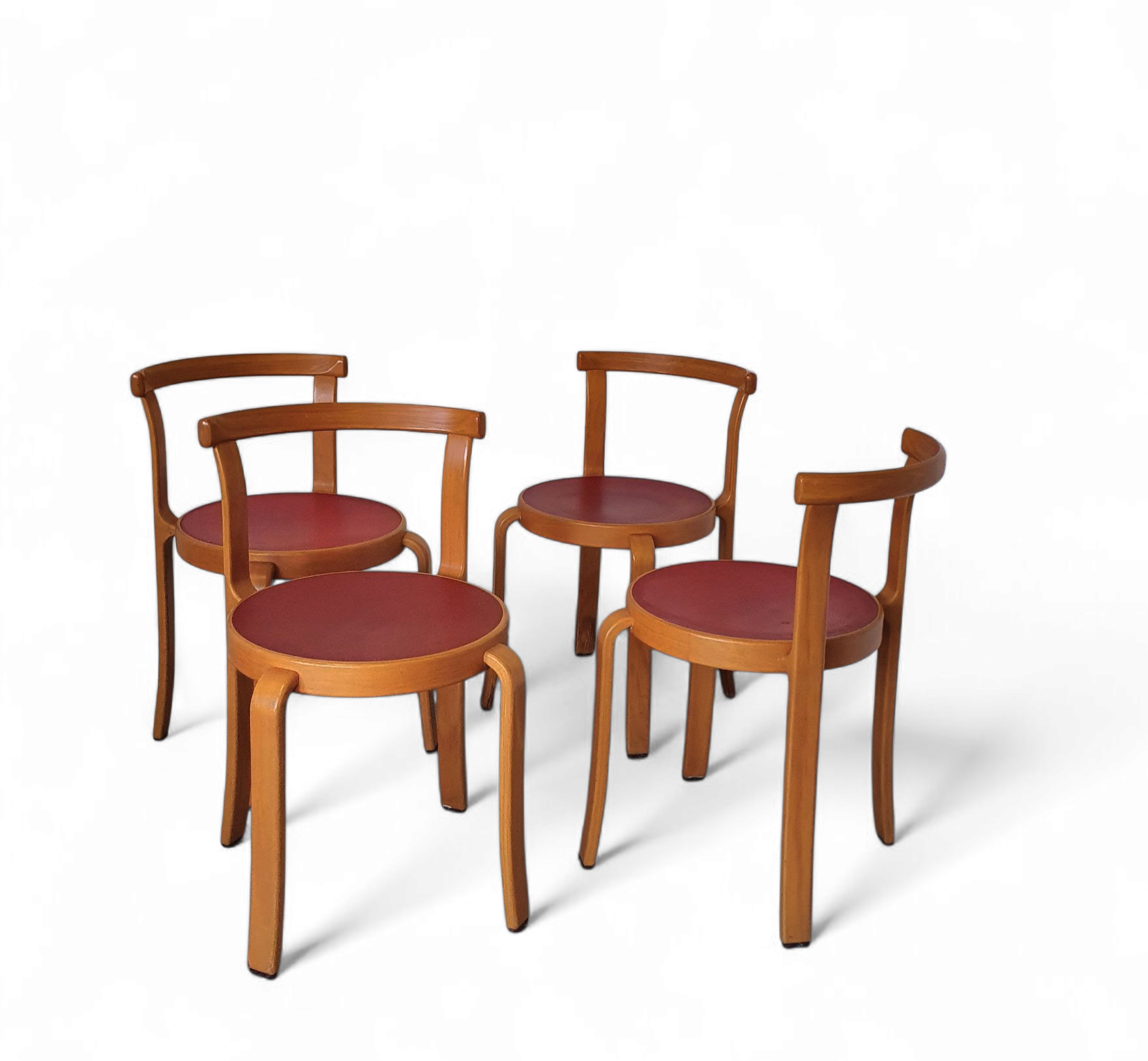 Set of 4 Danish Magnus Olesen Series 8000 Dining Chairs by Thygesen & Sorensen