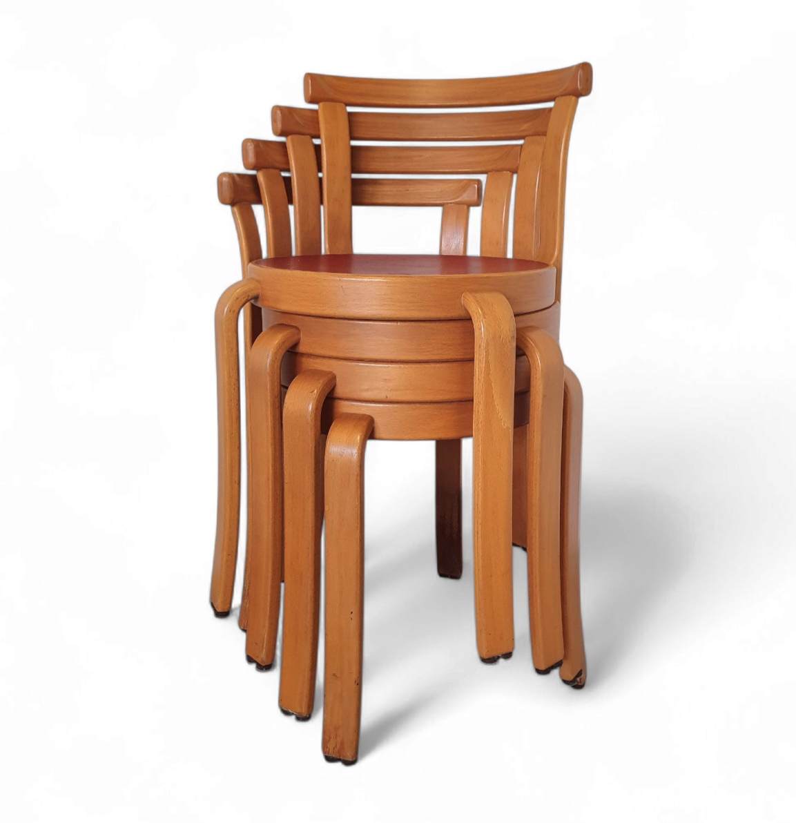 Set of 4 Danish Magnus Olesen Series 8000 Dining Chairs by Thygesen & Sorensen