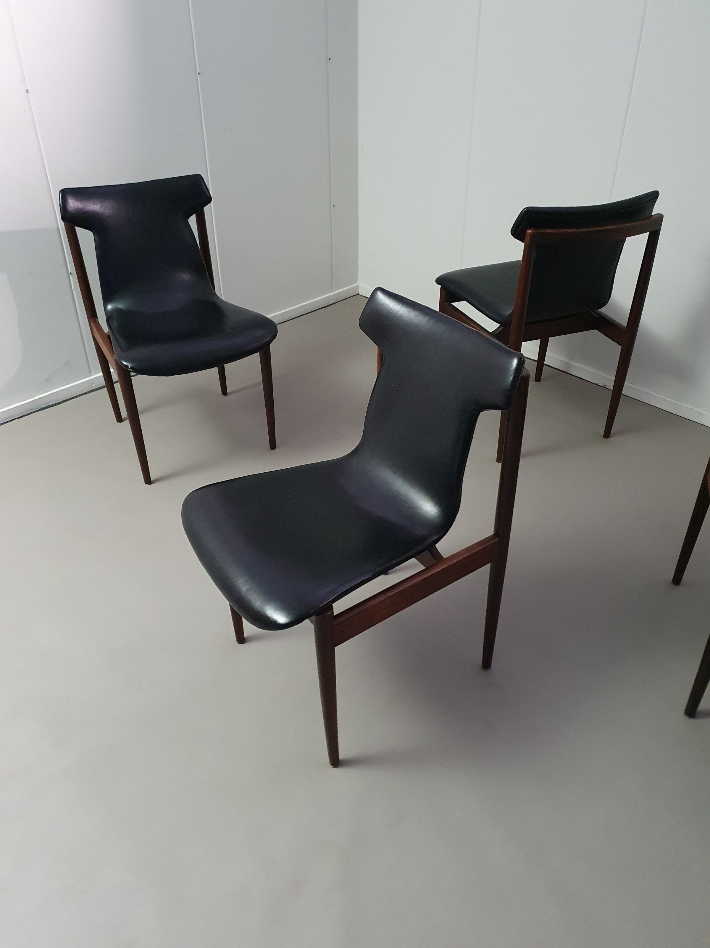 Mid-Century eetkamerstoelen van Inger Klingenberg voor Fristho Franeker, jaren 60