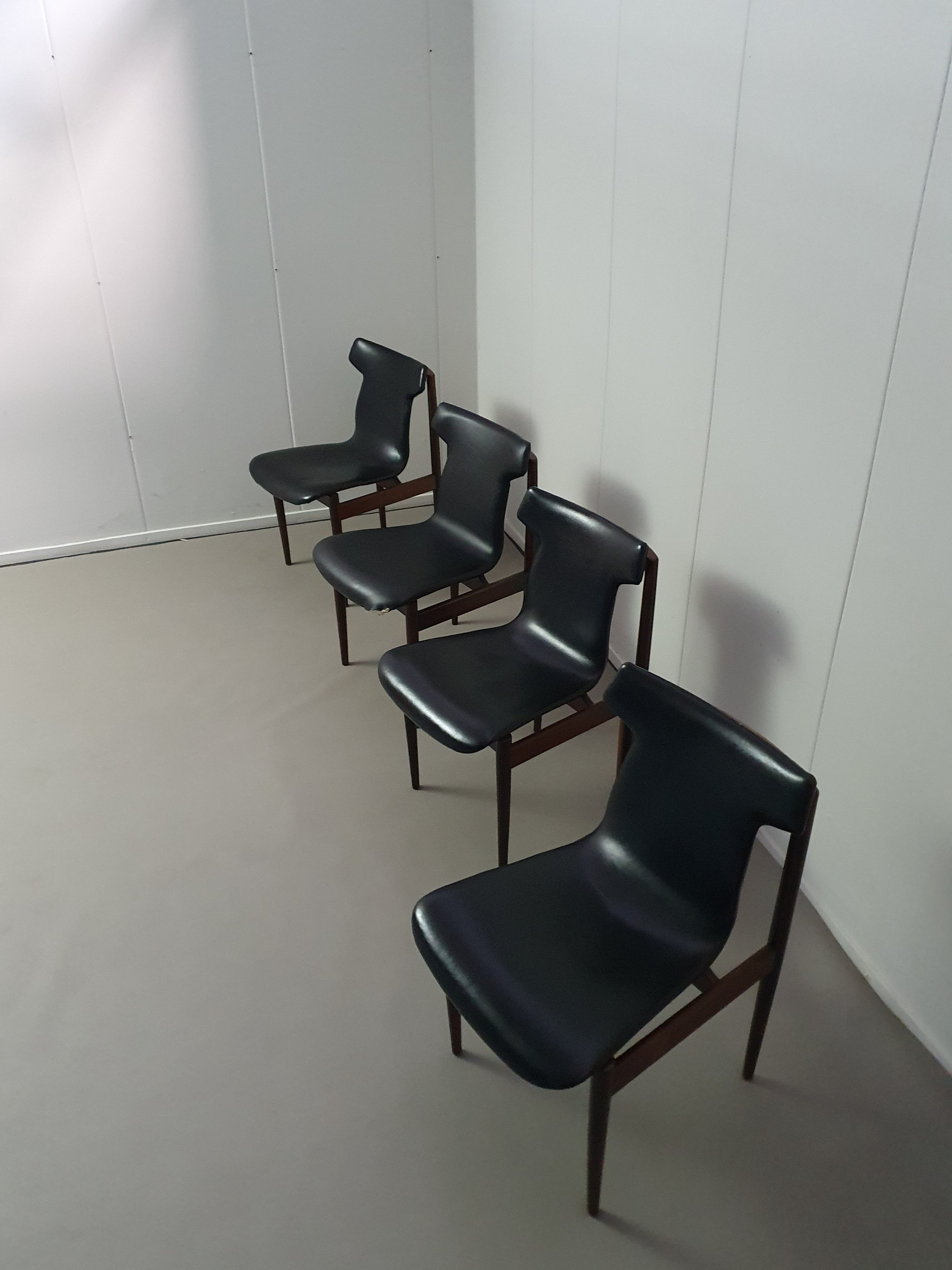 Mid-Century eetkamerstoelen van Inger Klingenberg voor Fristho Franeker, jaren 60