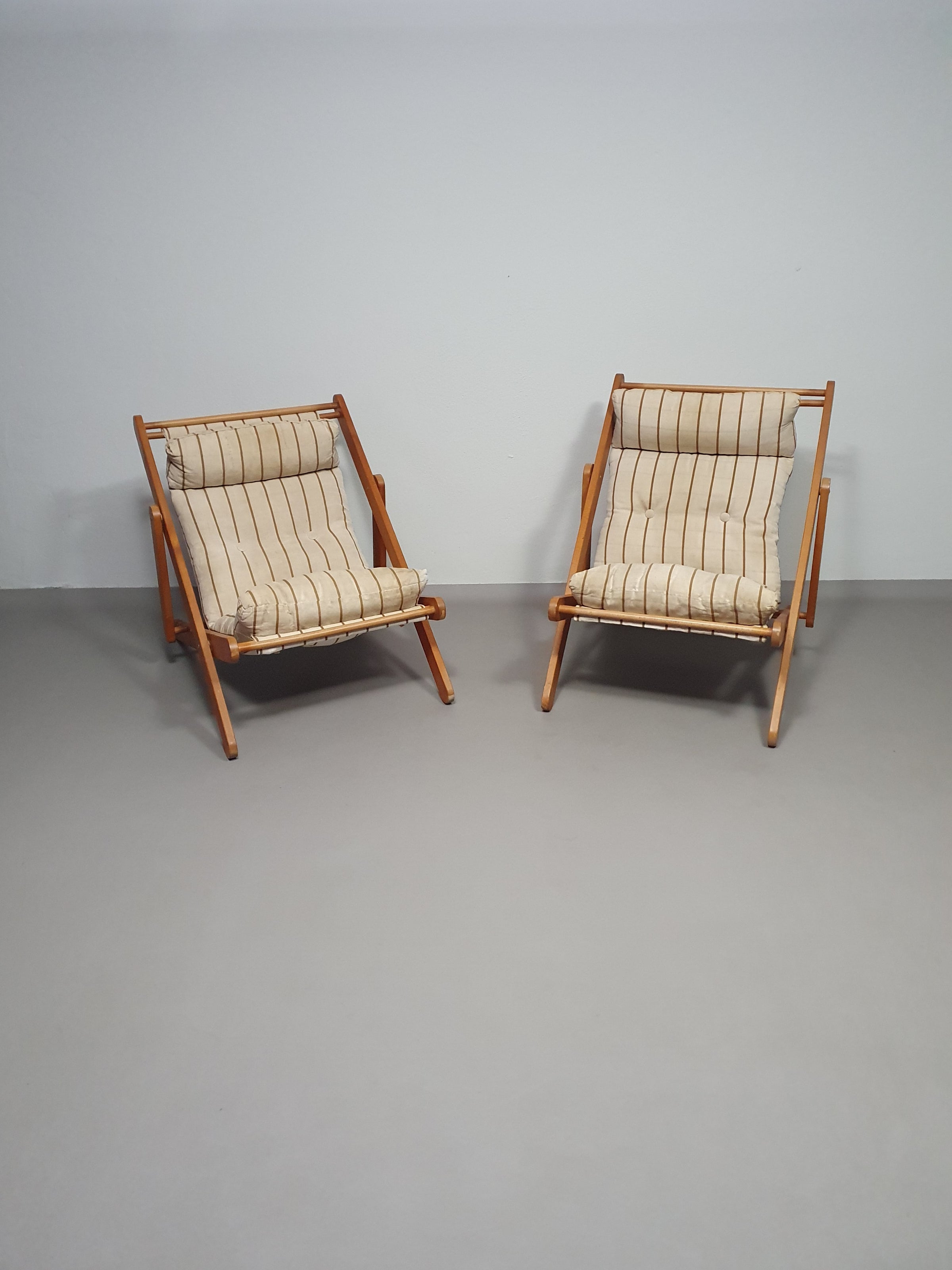 2 x Kon Tiki lounge chairs 1986 Gillis Lundgren for IKEA
