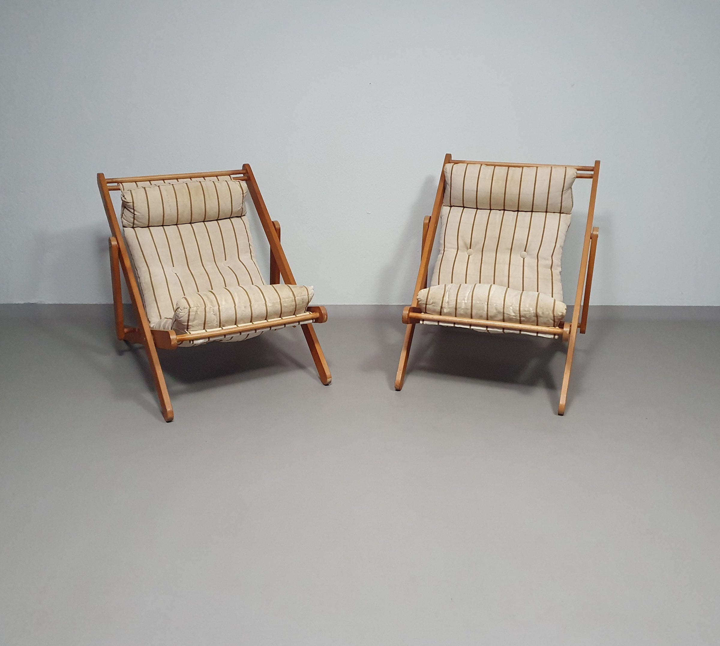 2 x Kon Tiki lounge chairs 1986 Gillis Lundgren for IKEA