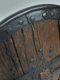 Antiq ox cart wheel 1800