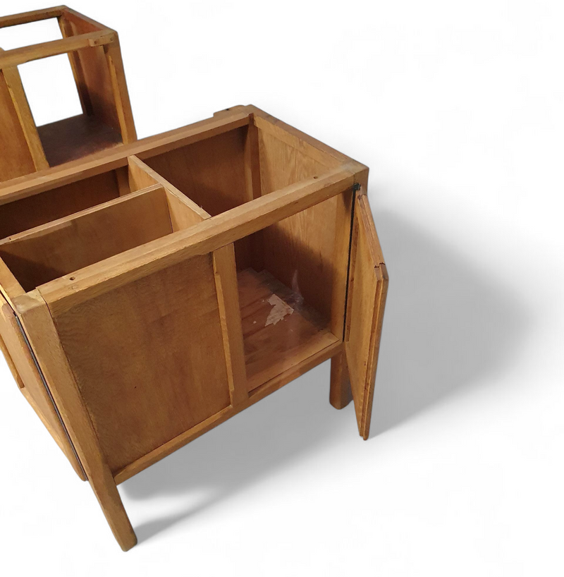 Large oak architect desk / table 1940's