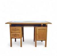 Large oak architect desk / table 1940's