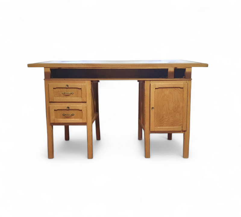 Large oak architect desk / table 1940's