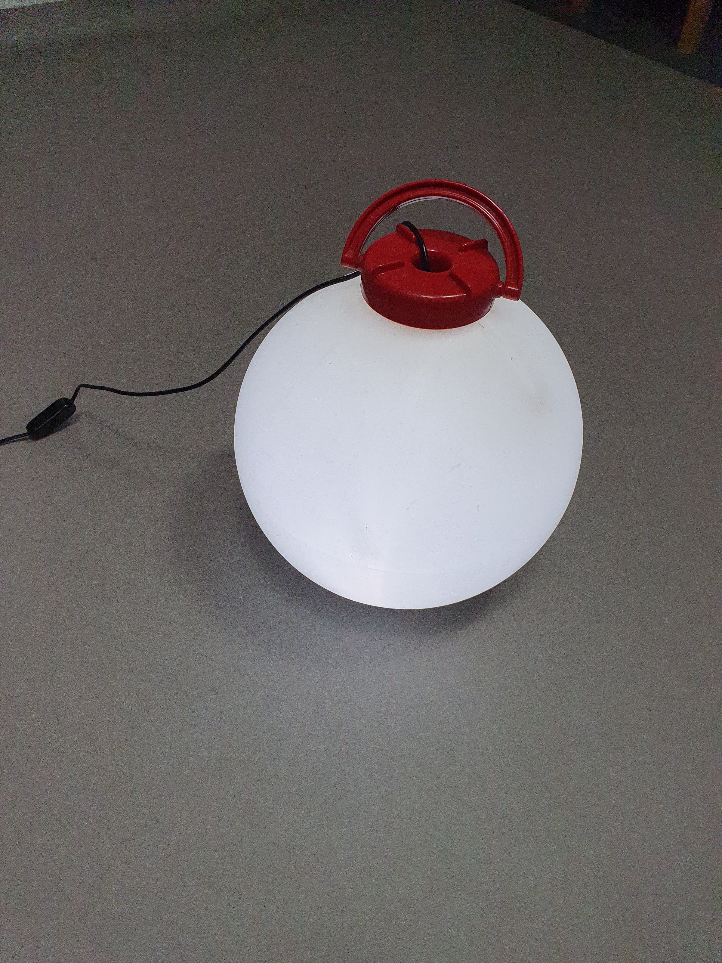 Vintage Italian Space Age Tama Floor Lamp by Isao Hosoe for Valenti Luce, 1970s