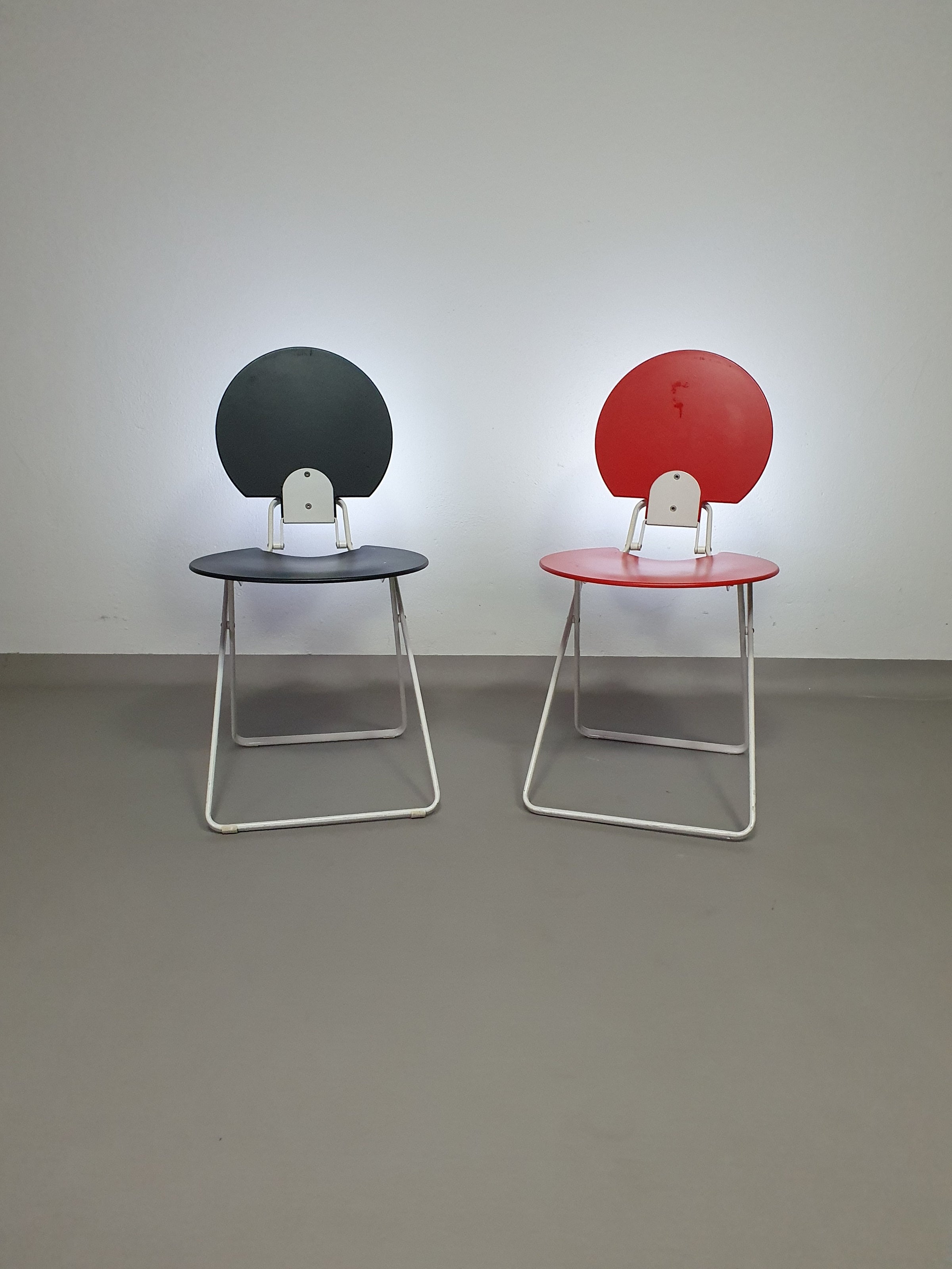 Set 80's klapstoelen