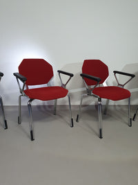 4 x in stock
Froscher Retro 1970 metal Hexagonal office / desk arm chair for Sitform