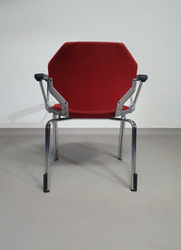 4 x in stock
Froscher Retro 1970 metal Hexagonal office / desk arm chair for Sitform