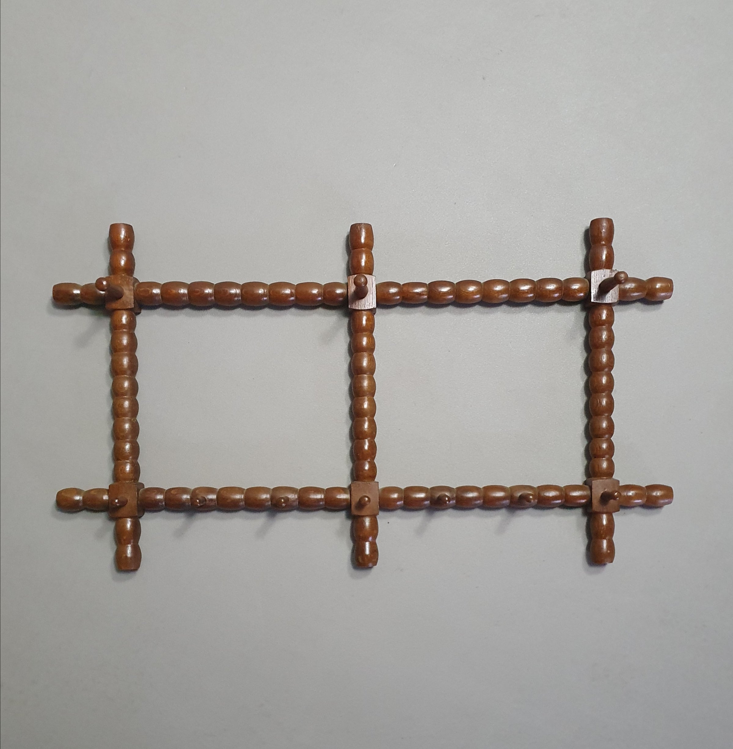 Beautiful bobbin coat rack 80 x 48 x depth 11 cm