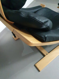 Vintage 'Kroken' loungestoel van Ake Fribyter voor Nelo Mobel, Zweden jaren 70