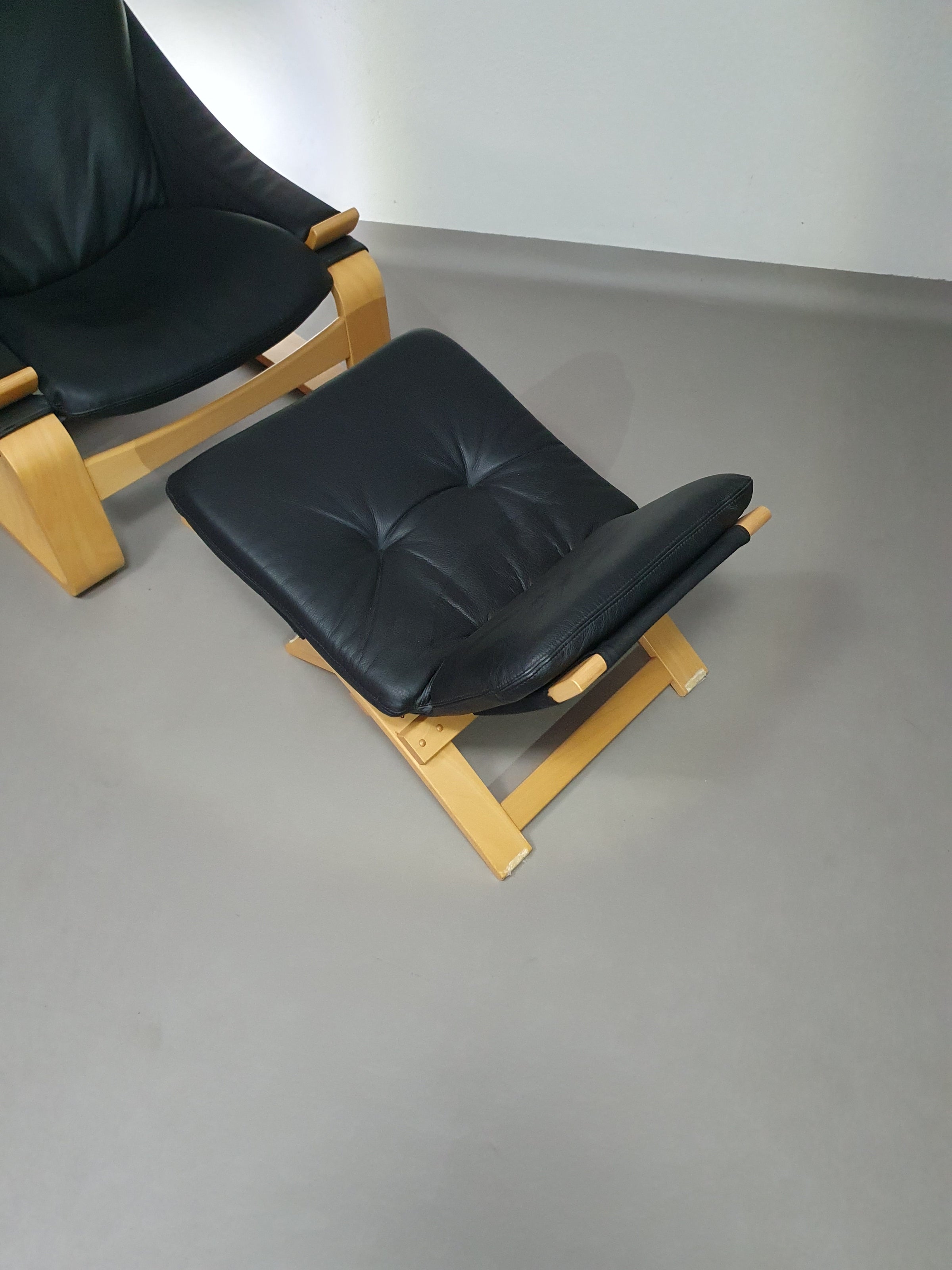 Vintage 'Kroken' loungestoel van Ake Fribyter voor Nelo Mobel, Zweden jaren 70