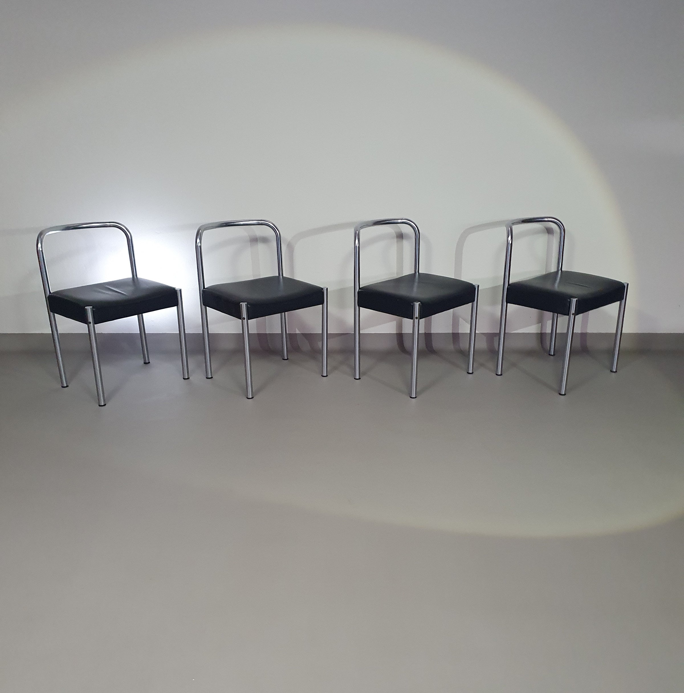 Martin Visser Set of four Se03 Chairs for T'spectrum, Netherlands 1960s