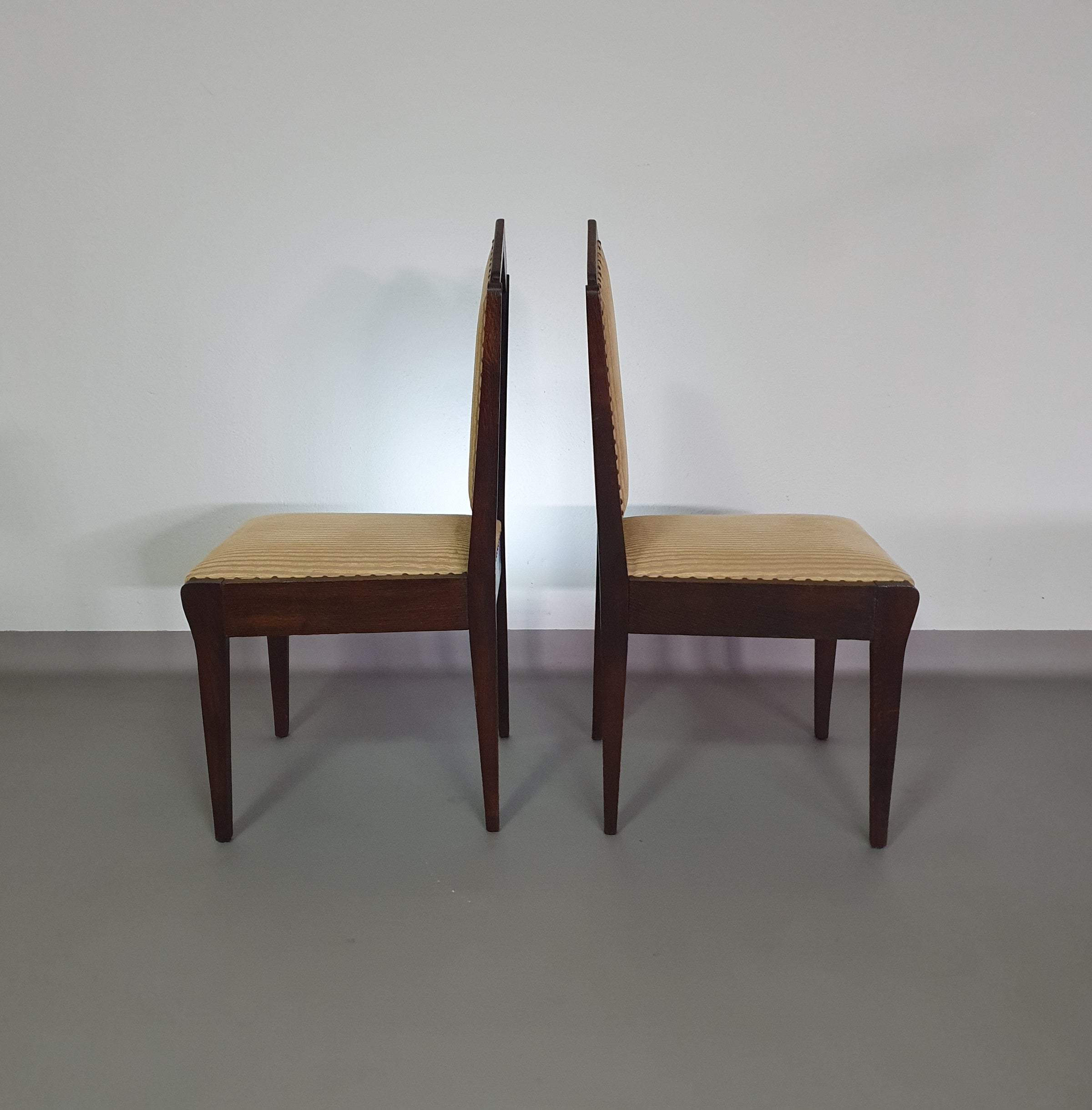 Set van 6 Art Deco stoelen jaren 60