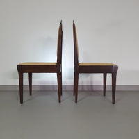 Set van 6 Art Deco stoelen jaren 60