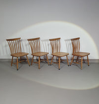 Scandinavische designstoelen AKERBLOM Design Barstoel Berkenhouten stoel Zweden