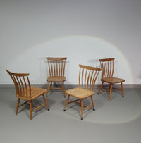 Scandinavische designstoelen AKERBLOM Design Barstoel Berkenhouten stoel Zweden