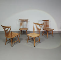 Scandinavische designstoelen AKERBLOM Design Barstoel Berkenhouten stoel Zweden
