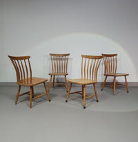 Scandinavische designstoelen AKERBLOM Design Barstoel Berkenhouten stoel Zweden