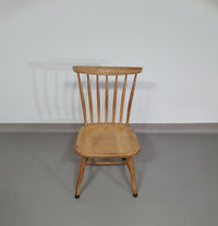 Scandinavische designstoelen AKERBLOM Design Barstoel Berkenhouten stoel Zweden