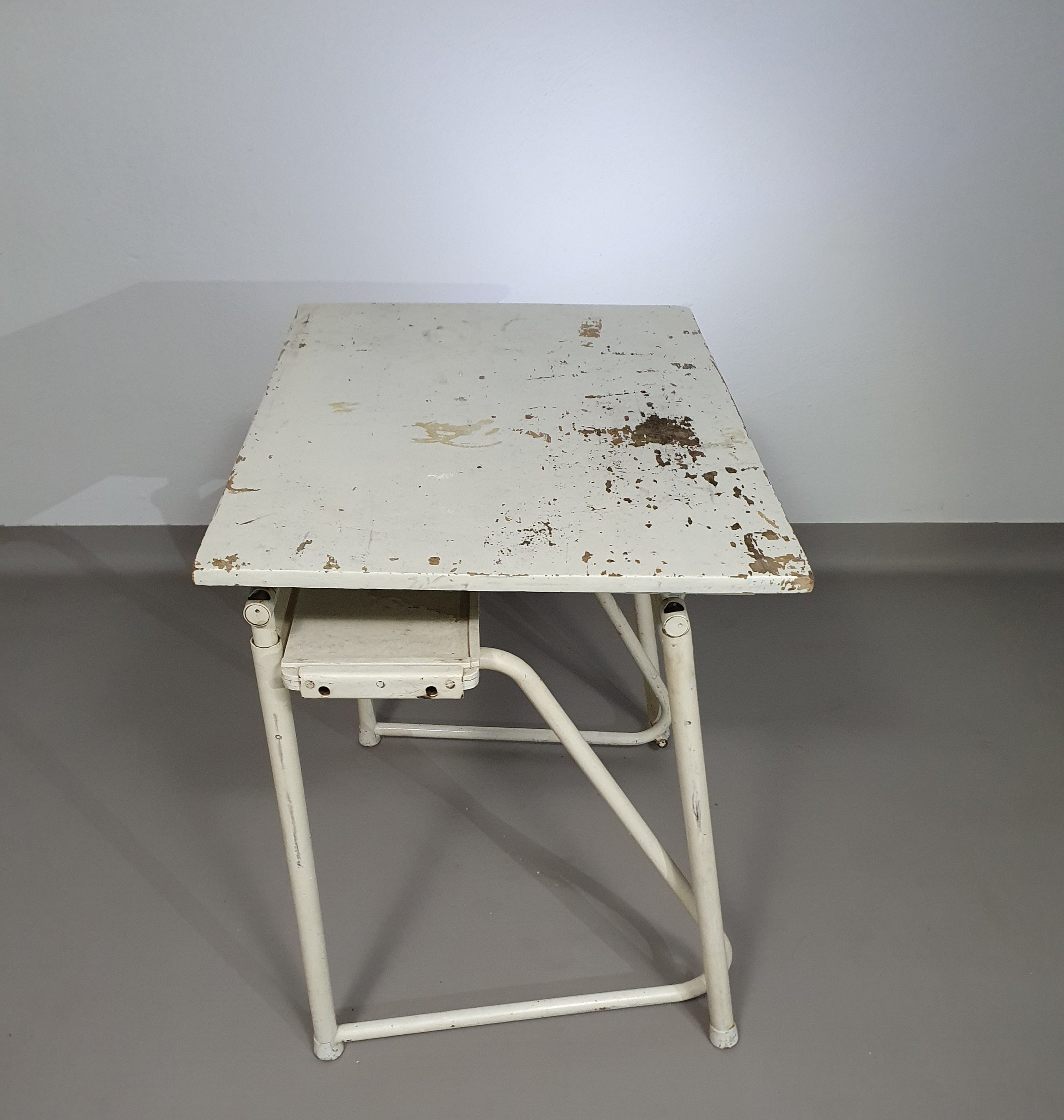 Industrial adjustable desk drawing table