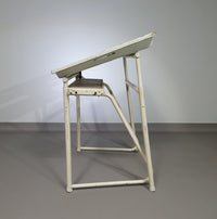 Industrial adjustable desk drawing table