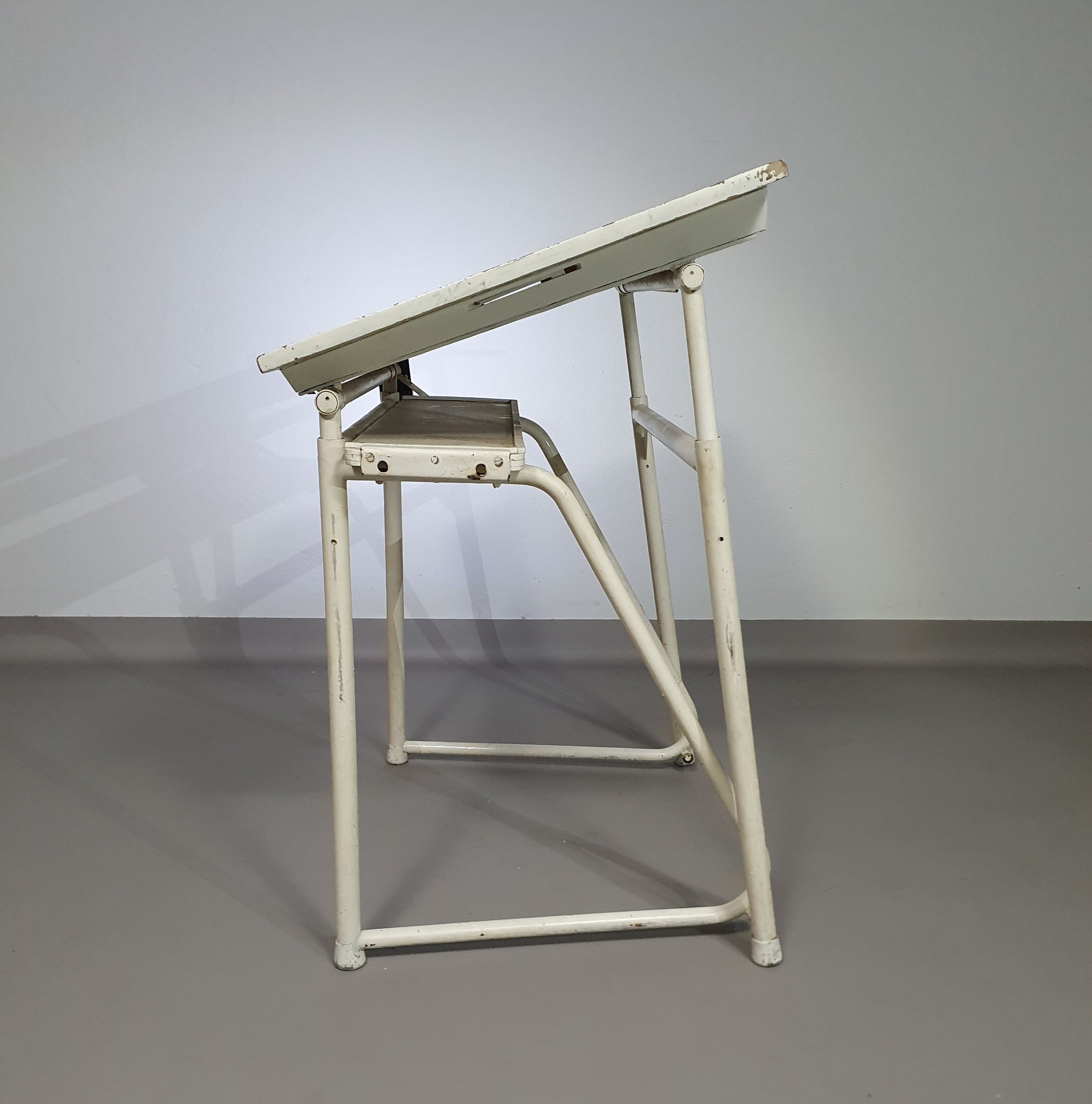 Industrial adjustable desk drawing table