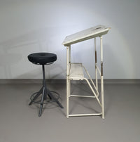 Industrial adjustable desk drawing table