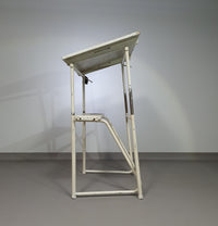 Industrial adjustable desk drawing table