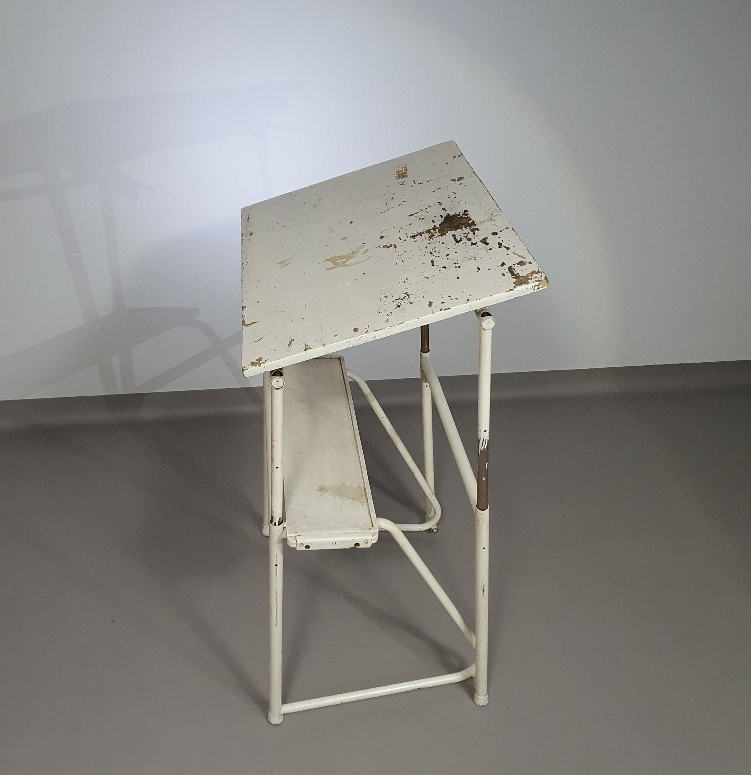 Industrial adjustable desk drawing table