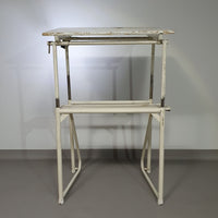 Industrial adjustable desk drawing table