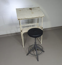 Industrial adjustable desk drawing table