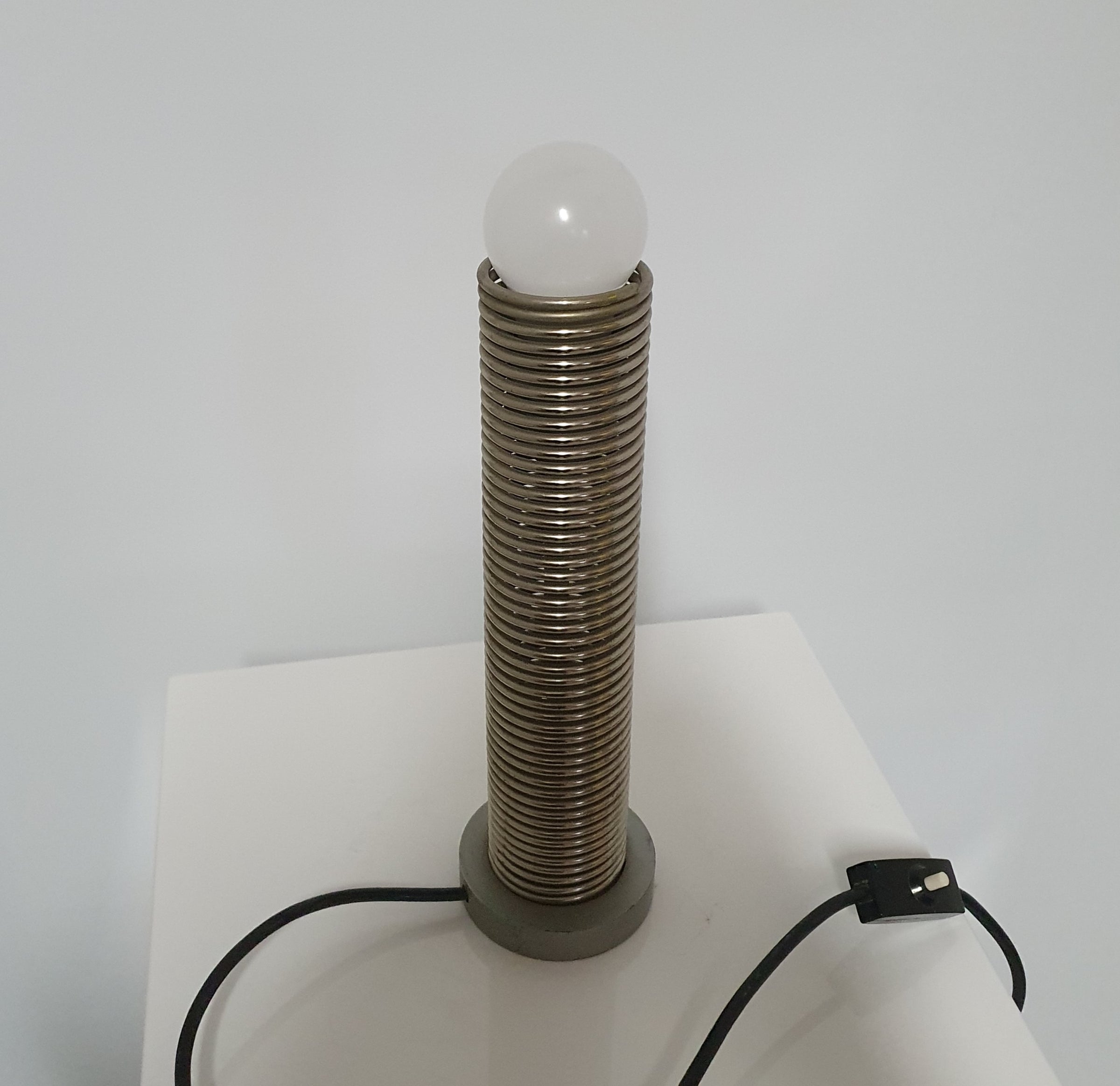 Spring adjustable table lamp 1970's