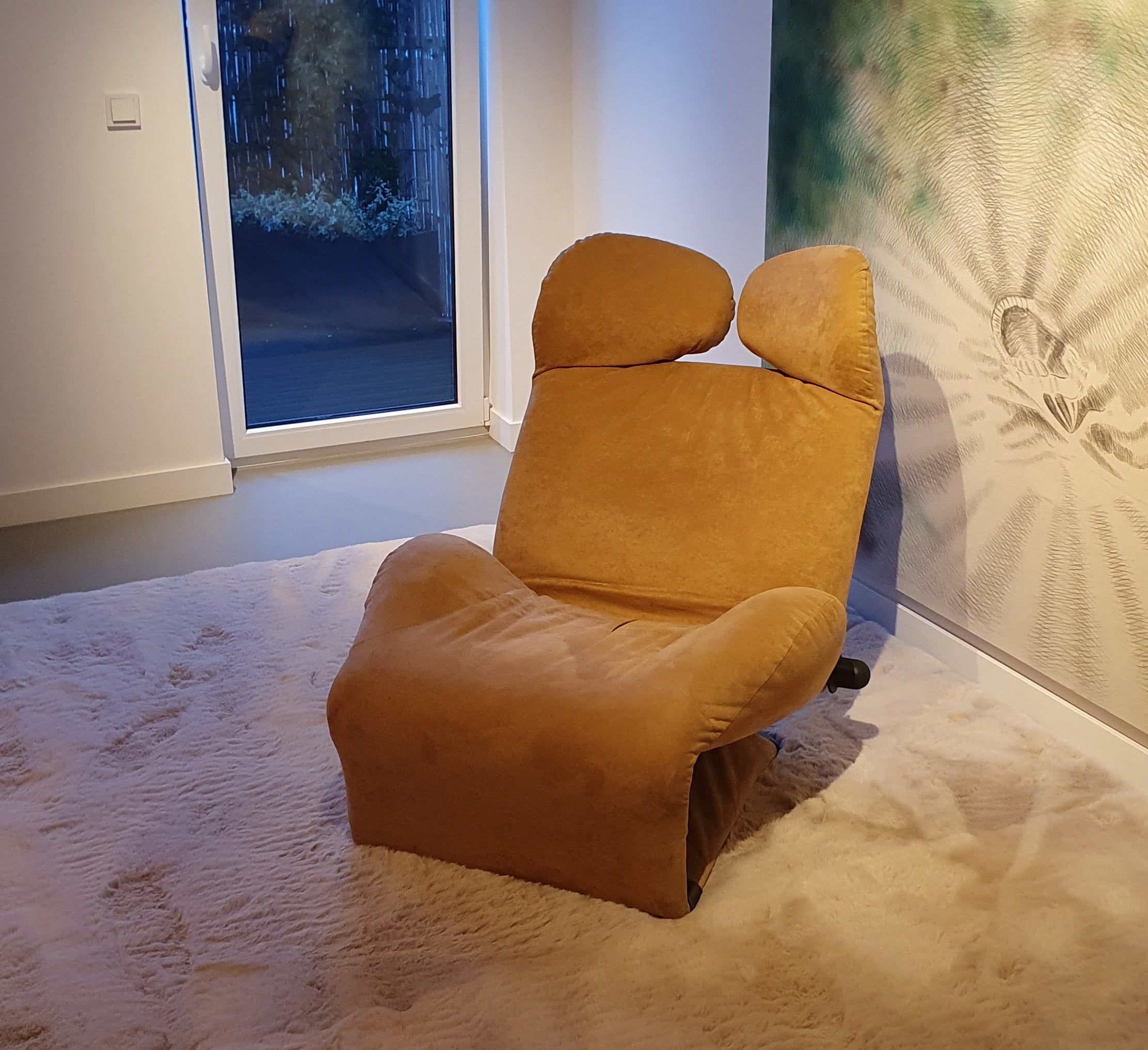 Vintage Lounge Chair Model Wink van Toshiyuki Kita voor Cassina jaren 80