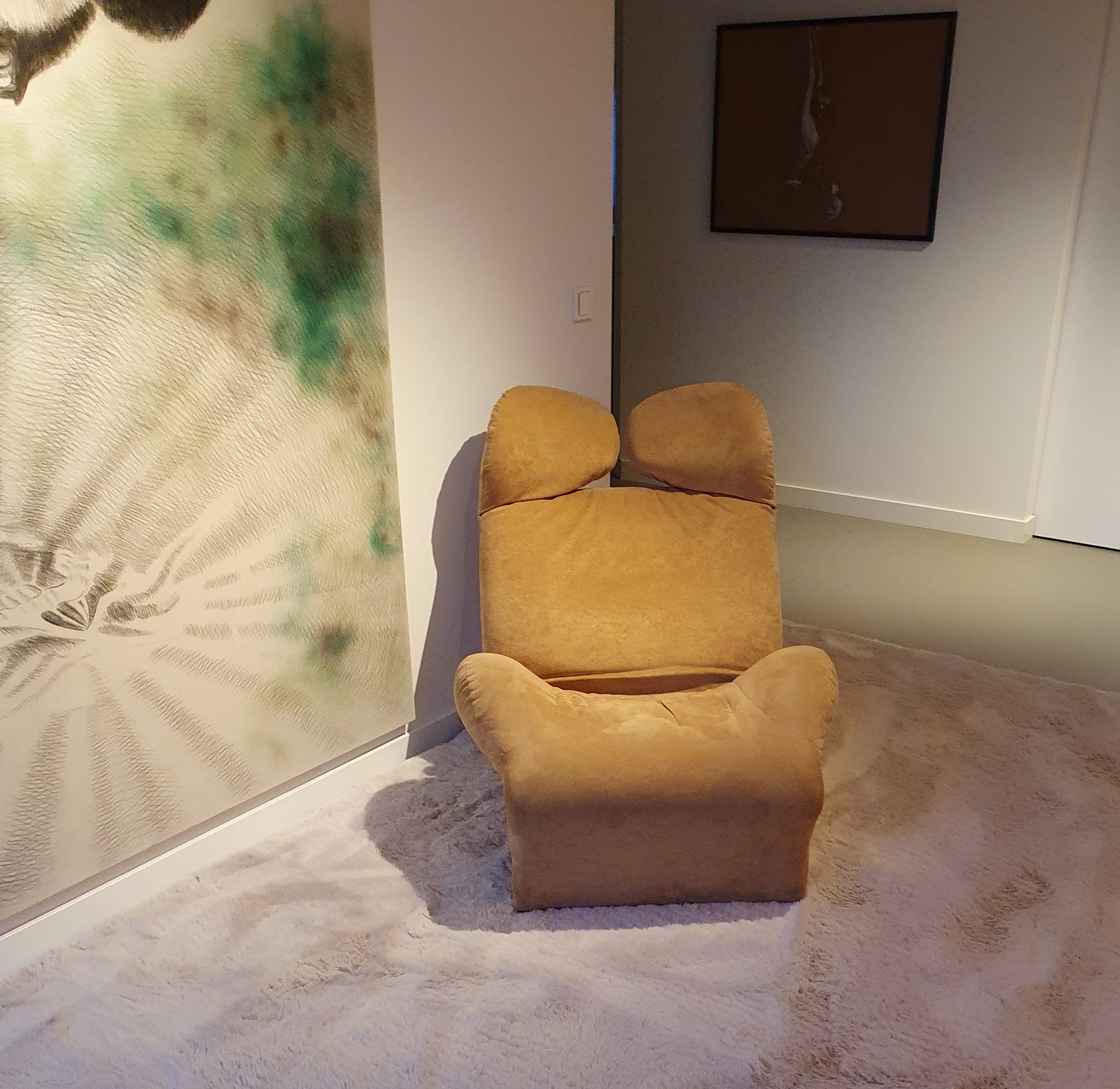 Vintage Lounge Chair Model Wink van Toshiyuki Kita voor Cassina jaren 80