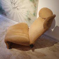 Vintage Lounge Chair Model Wink van Toshiyuki Kita voor Cassina jaren 80