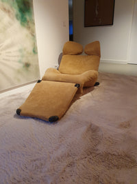 Vintage Lounge Chair Model Wink van Toshiyuki Kita voor Cassina jaren 80