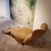 Vintage Lounge Chair Model Wink van Toshiyuki Kita voor Cassina jaren 80