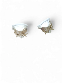 2 x resin wall lamps