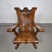 4 x grote eikenhouten klauwfauteuils jaren 60
 70x70x90cm