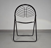 Gastone Rinaldi Folding Chair / black / Italy 1970s