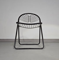 Gastone Rinaldi Folding Chair / black / Italy 1970s