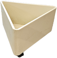 Vintage German Space Age Planter on wheels from Bauform / Wohnform / 1970s